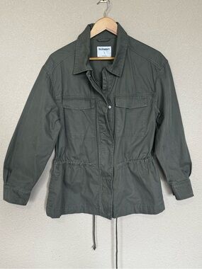 Old Navy Women's Classic Army Green Utility Anorak Safari Cargo  Jacket - SM